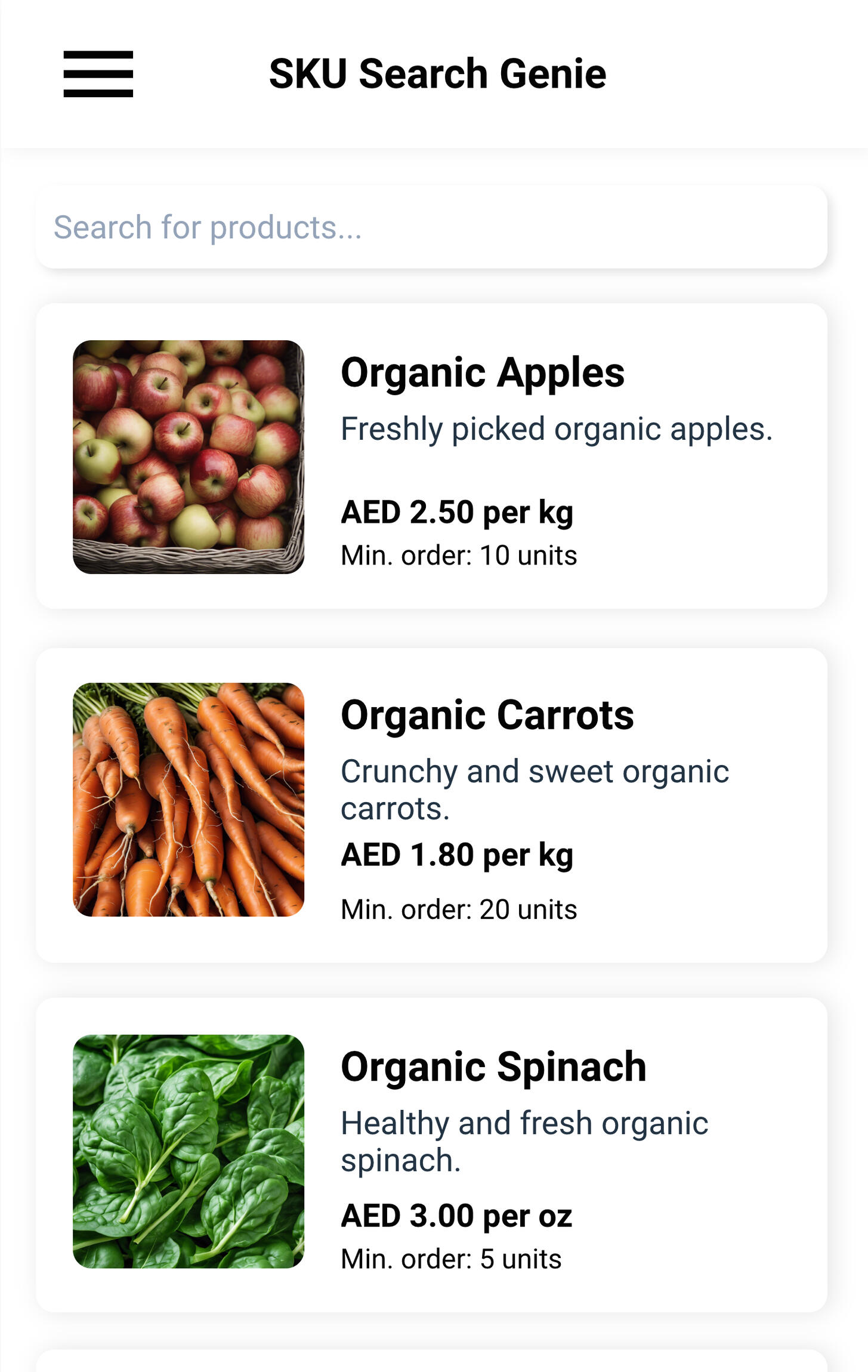 OpenFarming - Listening & Consolidating Orders for Food Distributors